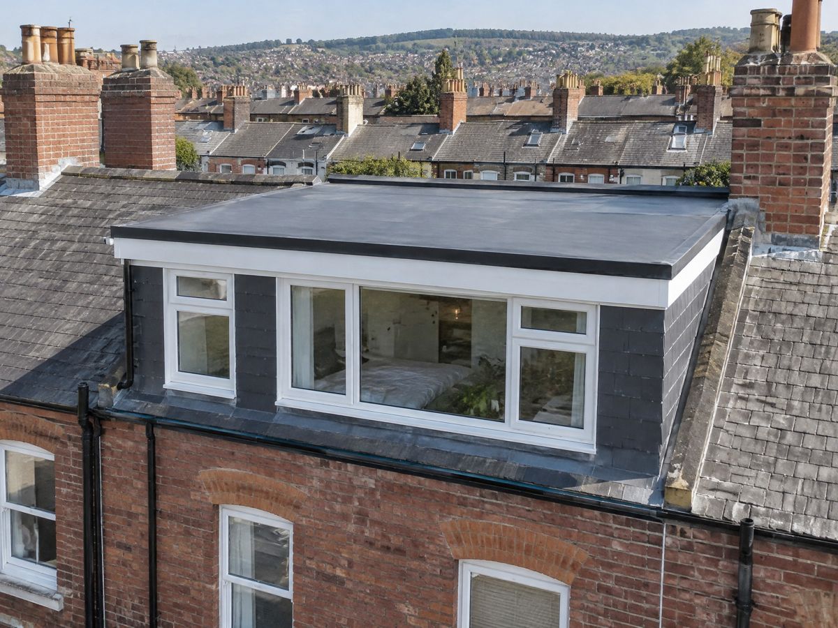 EPDM flat roof dormer on a Yorkshire terrace